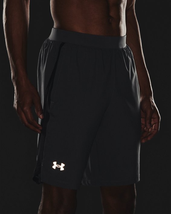 Men's UA Launch Run 9" Shorts, Gray, pdpMainDesktop image number 3